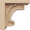 Ekena Millwork 4"W x 8"D x 8"H Classic Alma Rough Cedar Woodgrain TimberThane Corbel, Primed Tan CORUR04X08X08ALMRCPR - alternate 5